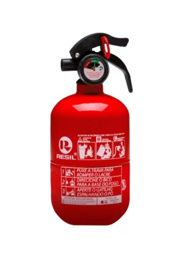 EXTINTOR DE INCÊNDIO PÓ ABC 1 KG RESIL R989 GORDINHO – CÓD: 1300.98900