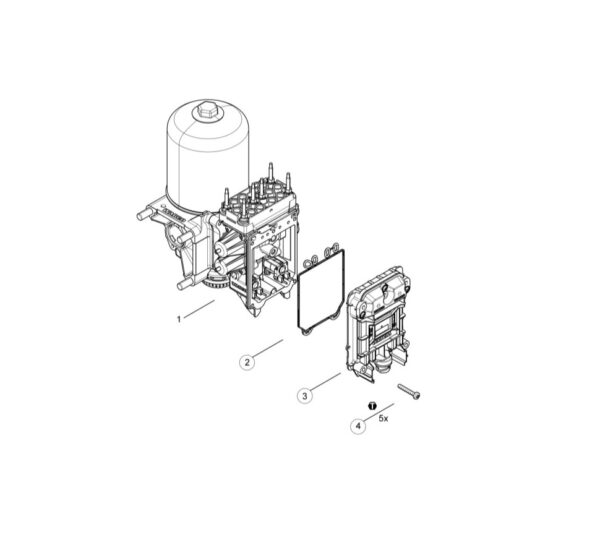 MODULO ECU SECADOR E-APU WABCO SCANIA - CÓDS WABCO: 9325109662 ( 932 510 966 2 ) - Image 6